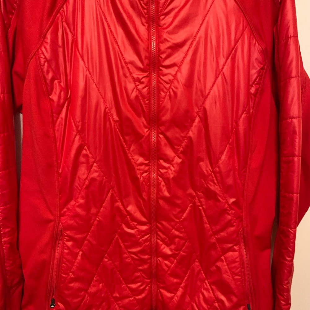 Red Puffer Coat - Picture 8 of 11
